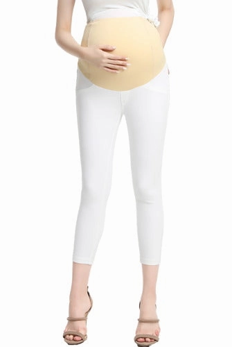 Running Outfit Breathable Active Wear Momo Maternity Women's Cropped Jeggings