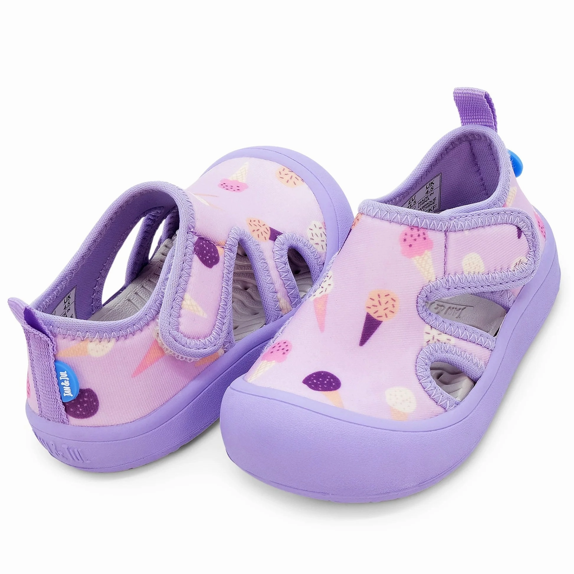 Jan & Jul SunnyBreeze Sandals - Lavender Ice Cream Extra Comfort Shock Safe