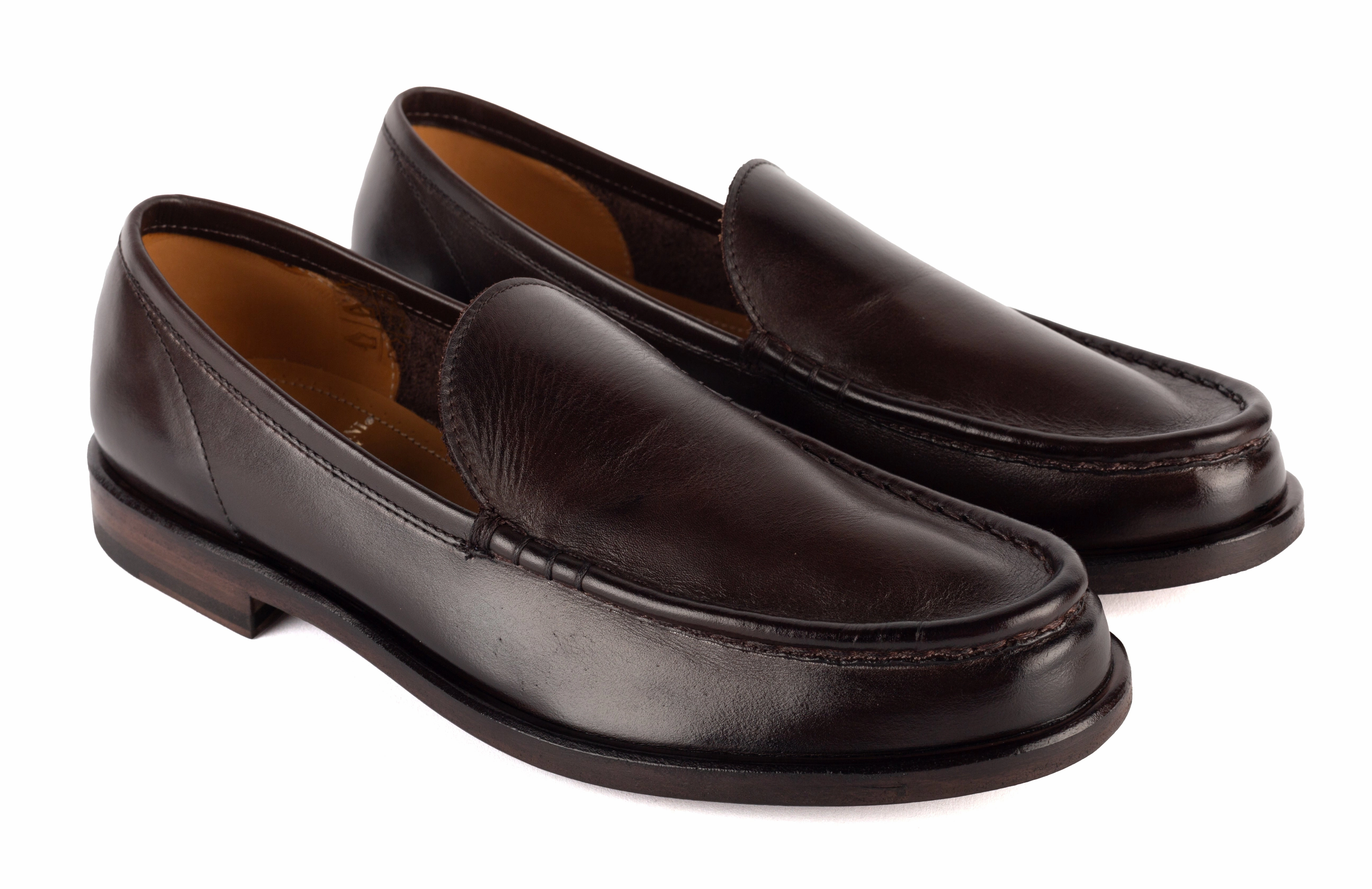 JANET 92020<br>Mogano loafers Low Top Style Smooth Feel