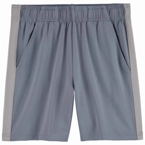 Kid Boys' Active Jersey Practice Short 3R051910 Raw Linen PillingResistant