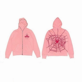 Outdoor Adventure Mass produced Hip Hop Men Sweatshirt Hoodie Full Back Spider Web Printed S