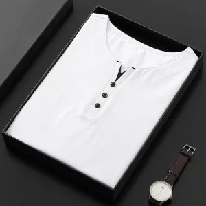 Trendy Design Simple Yet Elegant West Louis? 3 Button Short Sleeve Shirt