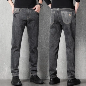 Classic Autumn Days Adult Fashion Daily Wear Nature Lover West Louis? Stretch Slim Fit Fashion Designer Denim Jeans