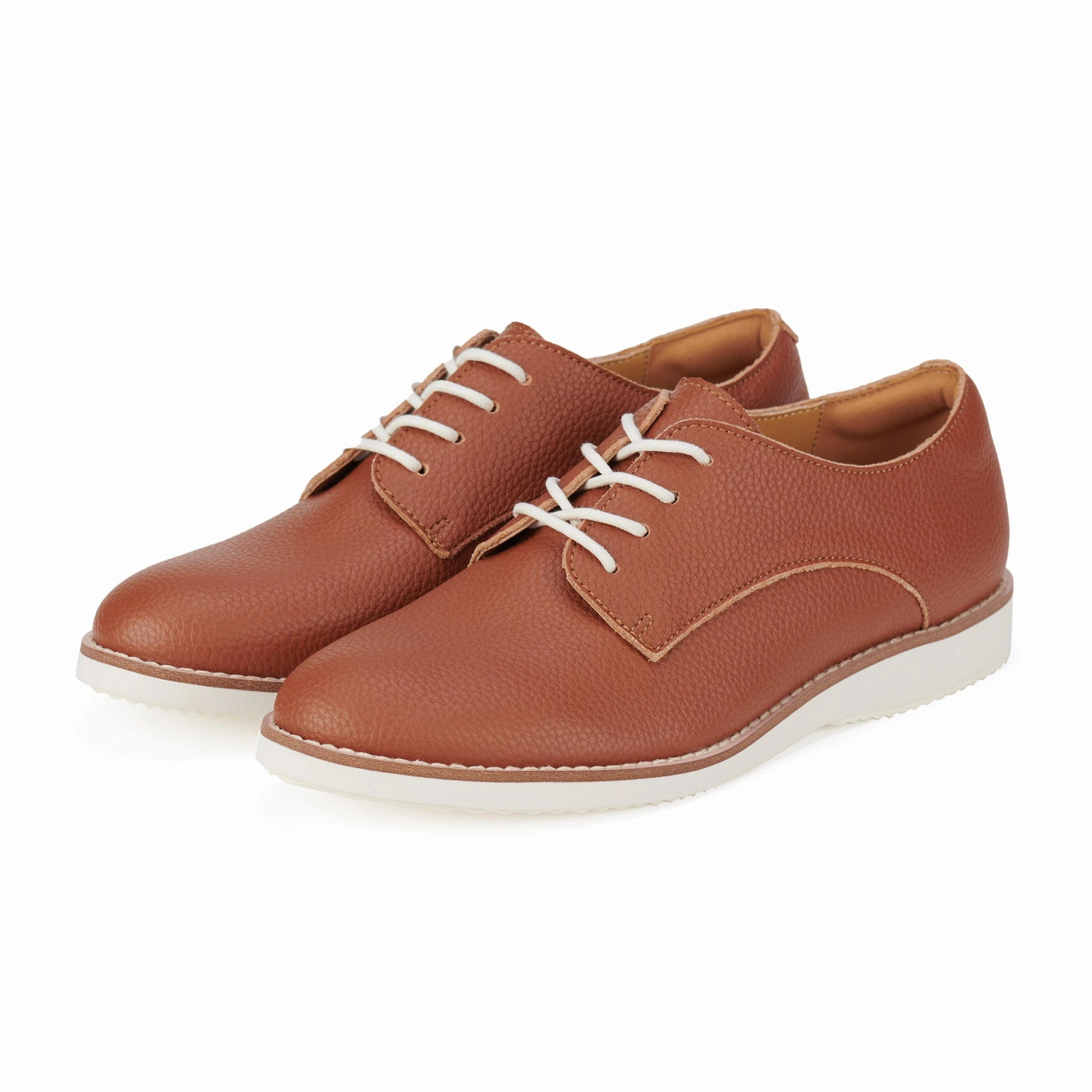 Two Tone Derby Rec Cognac Tumble