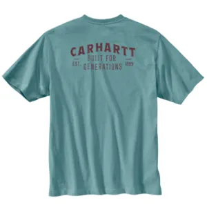 Men's Relaxed Fit Short-Sleeve Pocket Graphic T-Shirt 106771 NoSlip Hem Layer Safe