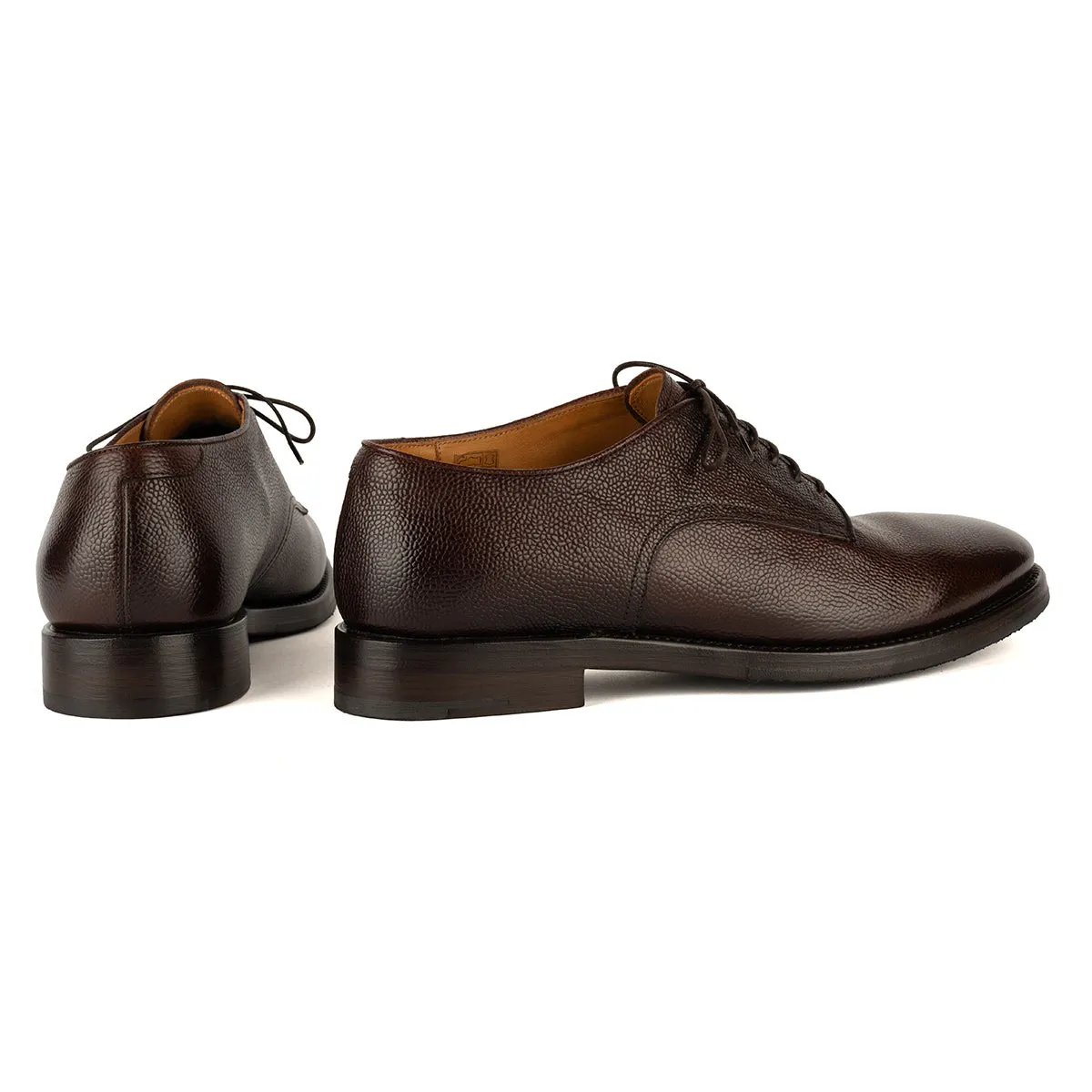 Ethan 59002<br> Textured calf derby shoes Casual Wear