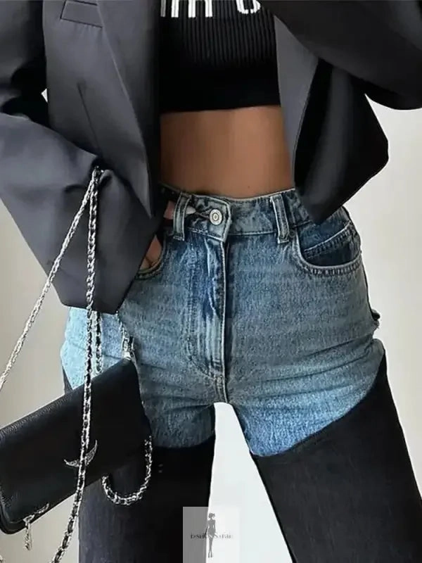 Slim Family Style Daily Wear New Straight Denim Pants