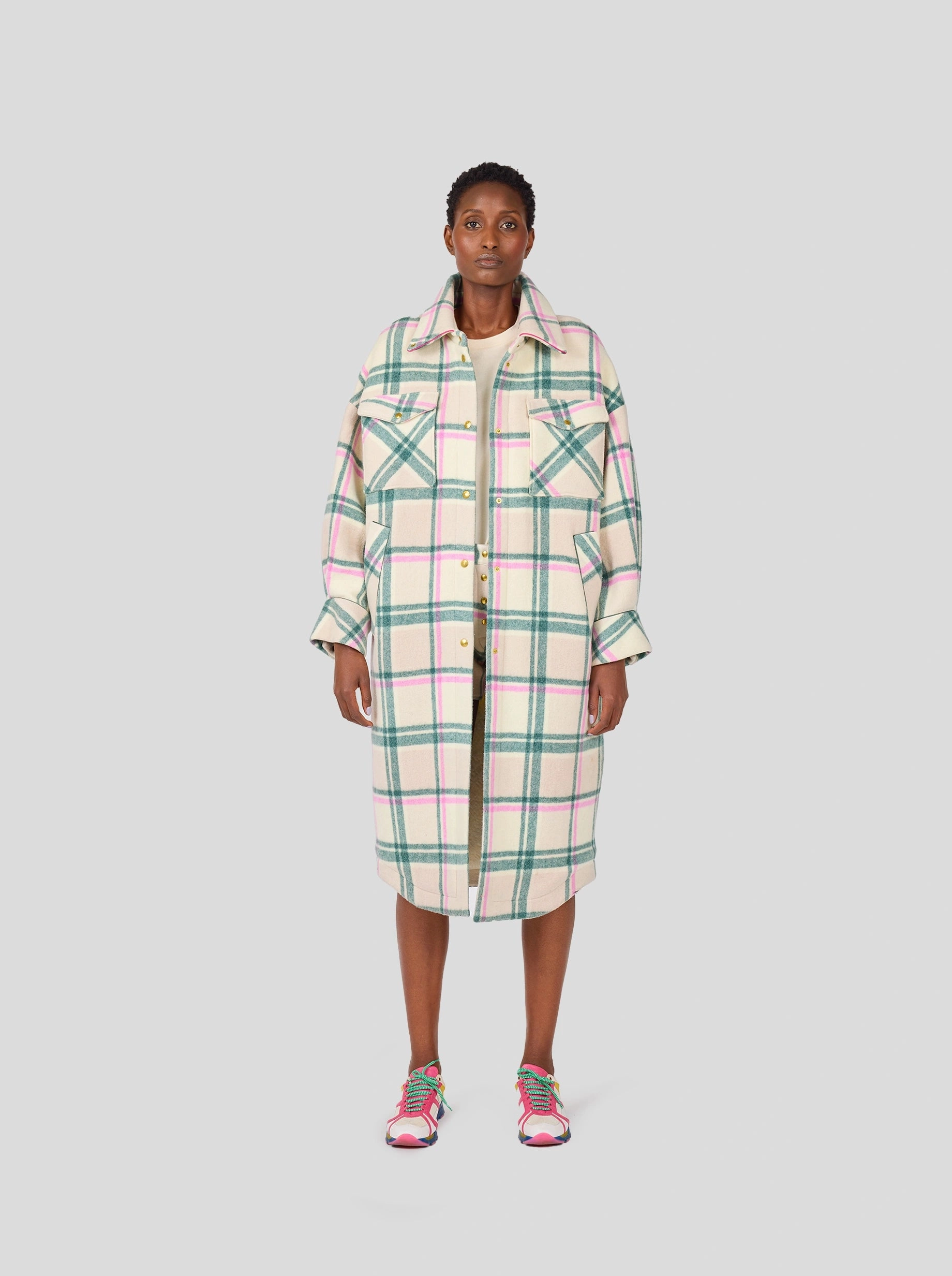 Bonded Closure Mechanism Manteau Marines en cachemire District Rainforest