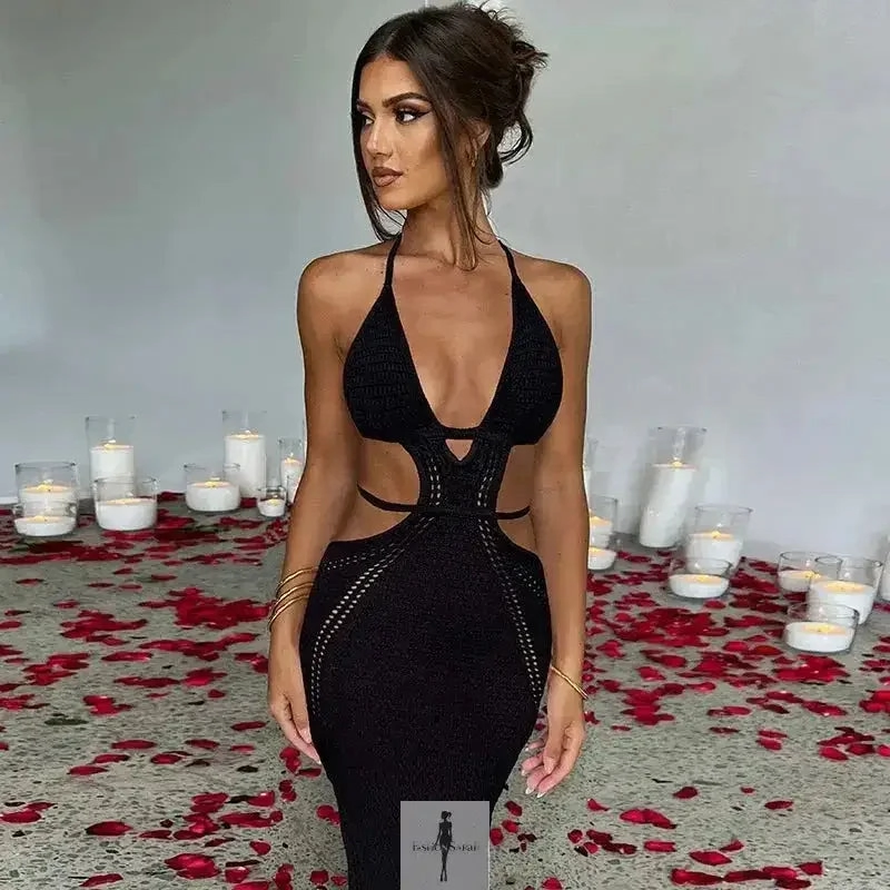 Stylish Prints Maxi Backless Summer Dresses