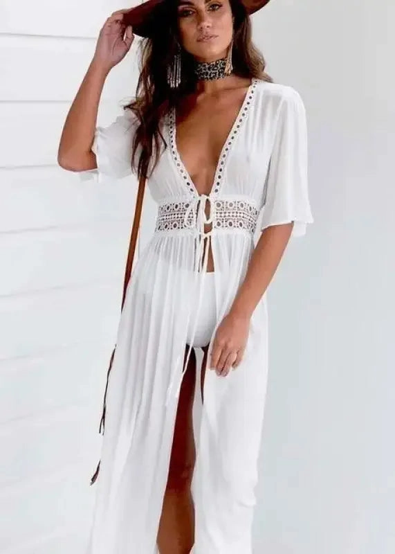Maxi Beach Cover Up Non-restrictive Anti microbial