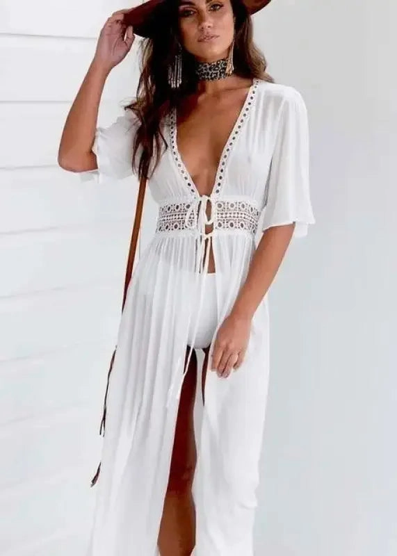 Maxi Beach Cover Up Sustainable Choice Family Pool Day