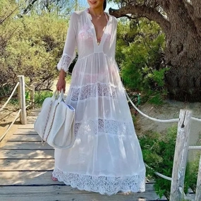 Perfect Fit Maxi Kimono beachwear