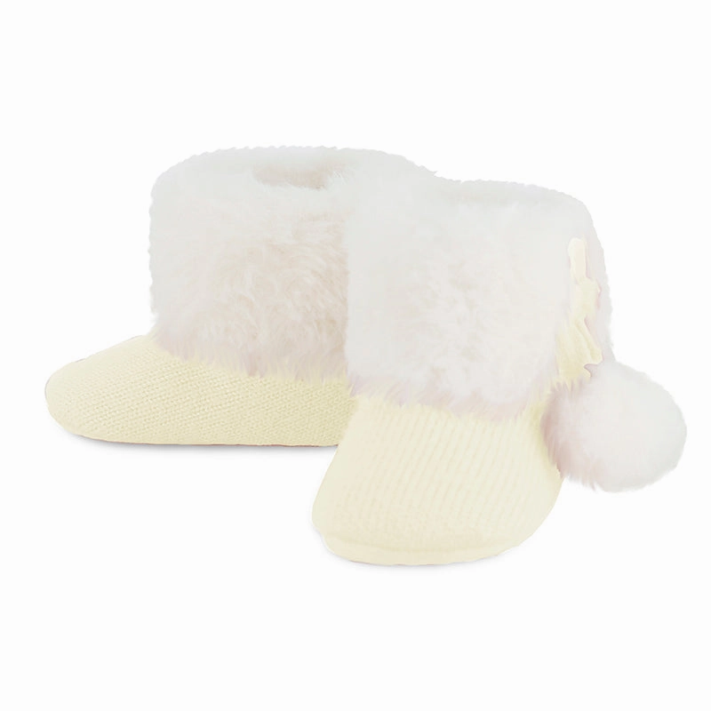 padded sole Mayoral Knit Boots - Natural