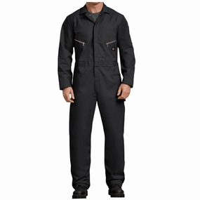 Fable Core Adjustable Drawcord Men's Deluxe Blended Long Sleeve Coveralls D48799