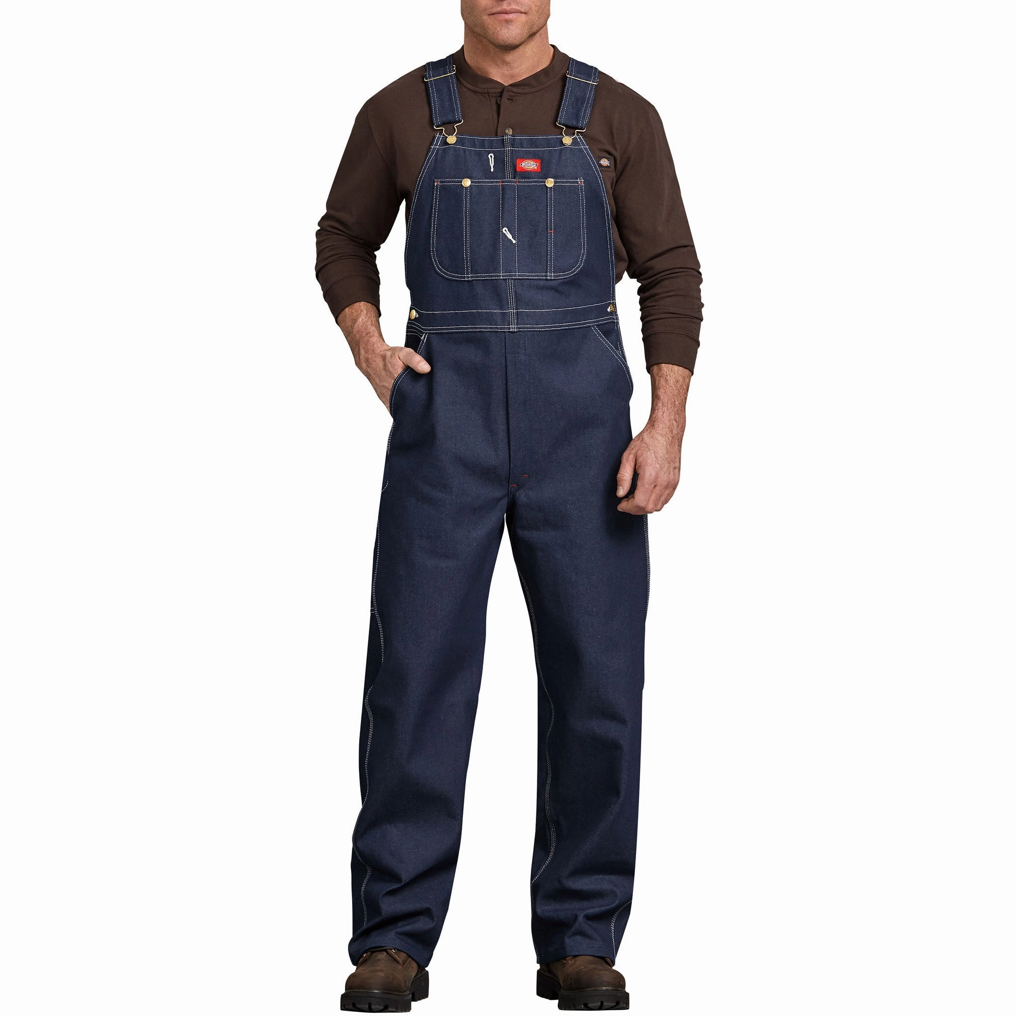 Men's Indigo Bib Overalls 83294 Winter Core Work Mix
