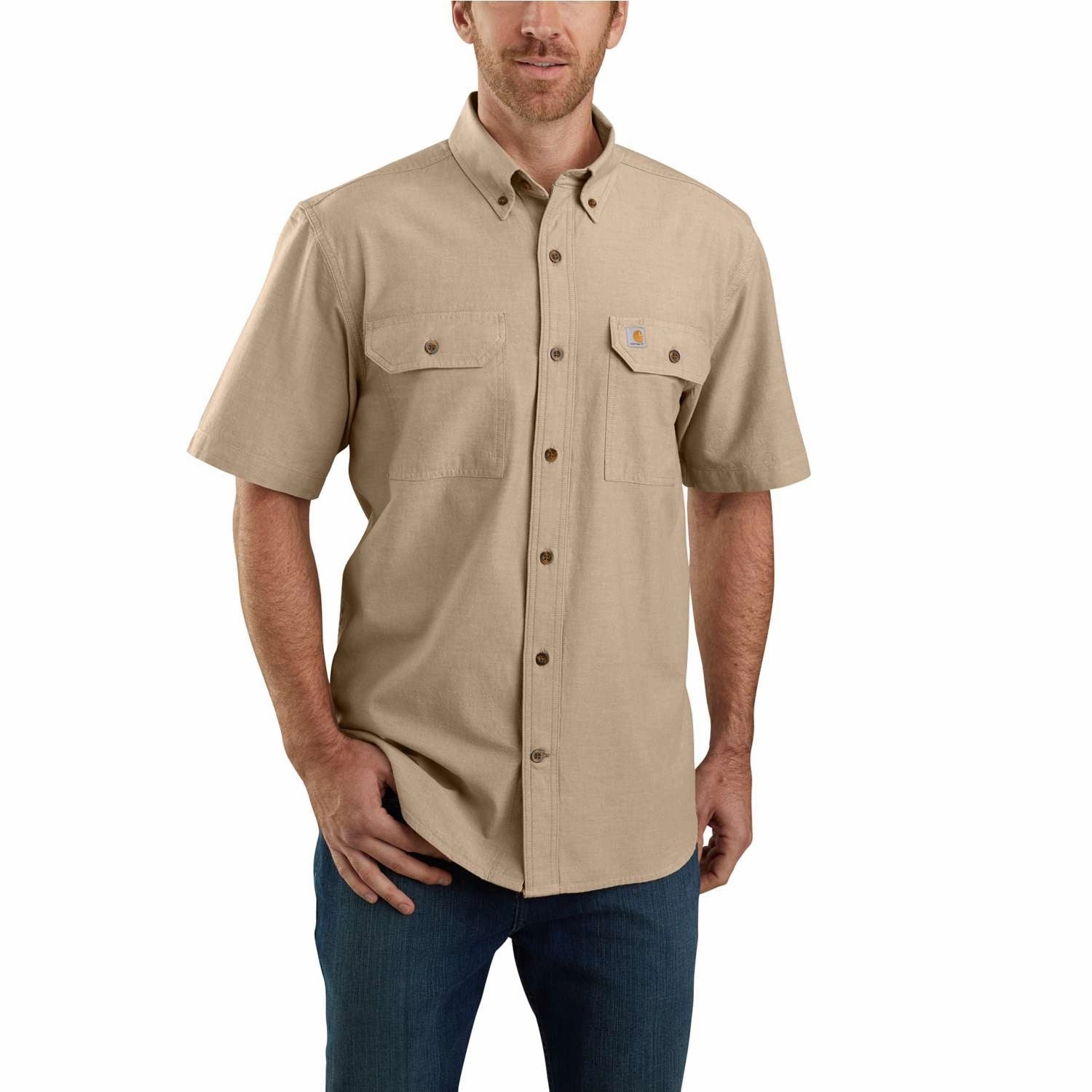 Men's Original Fit Midweight Short Sleeve Work Shirt TW369 104369 Game Core