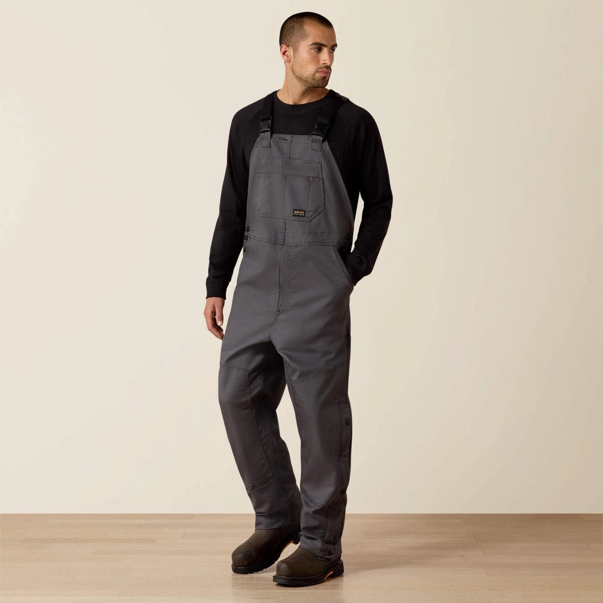 Men's Rebar Duracanvas Unlined Gray Bib Overalls 10034653 Fairy Mood Star Soul