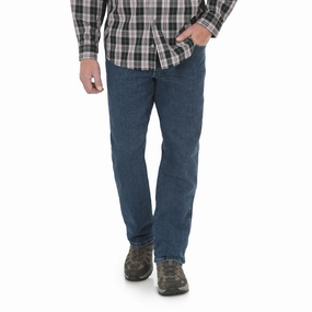 Men's Rugged Wear Performance Relaxed Fit Jeans 35051 Foldable Hem Organic Cotton