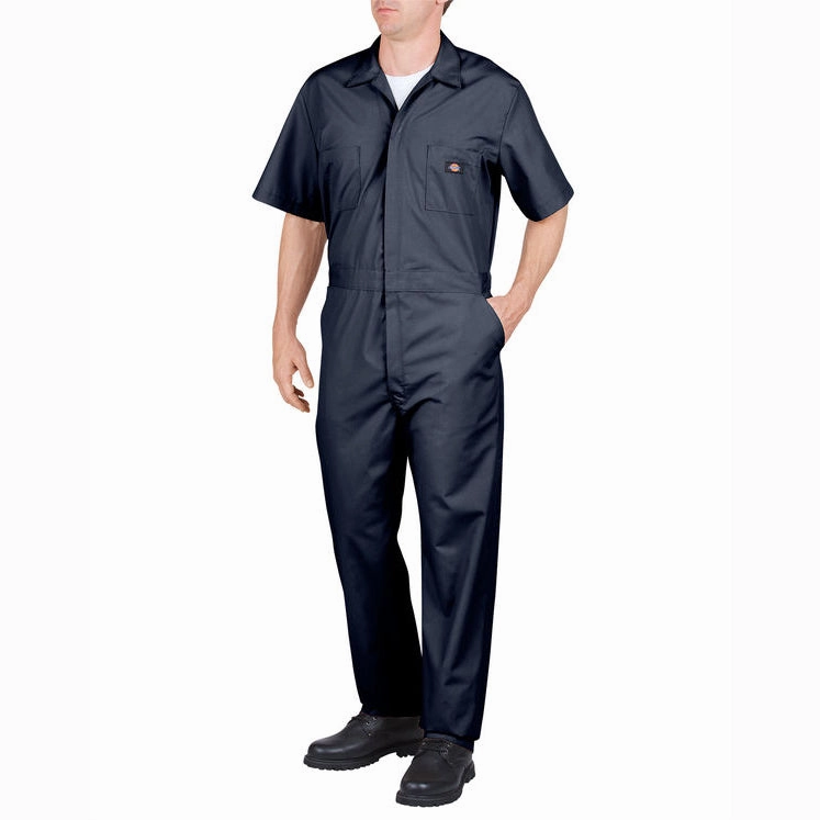 Shine Mood Men's Short Sleeve Poplin Coveralls 33999