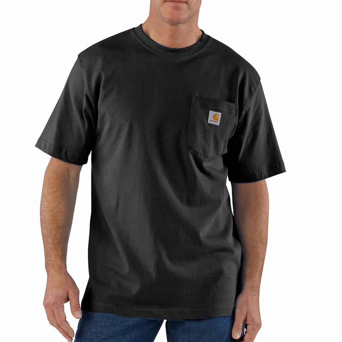 SlipResistantWaistband Men's Short-sleeved Pocket T-Shirt K87