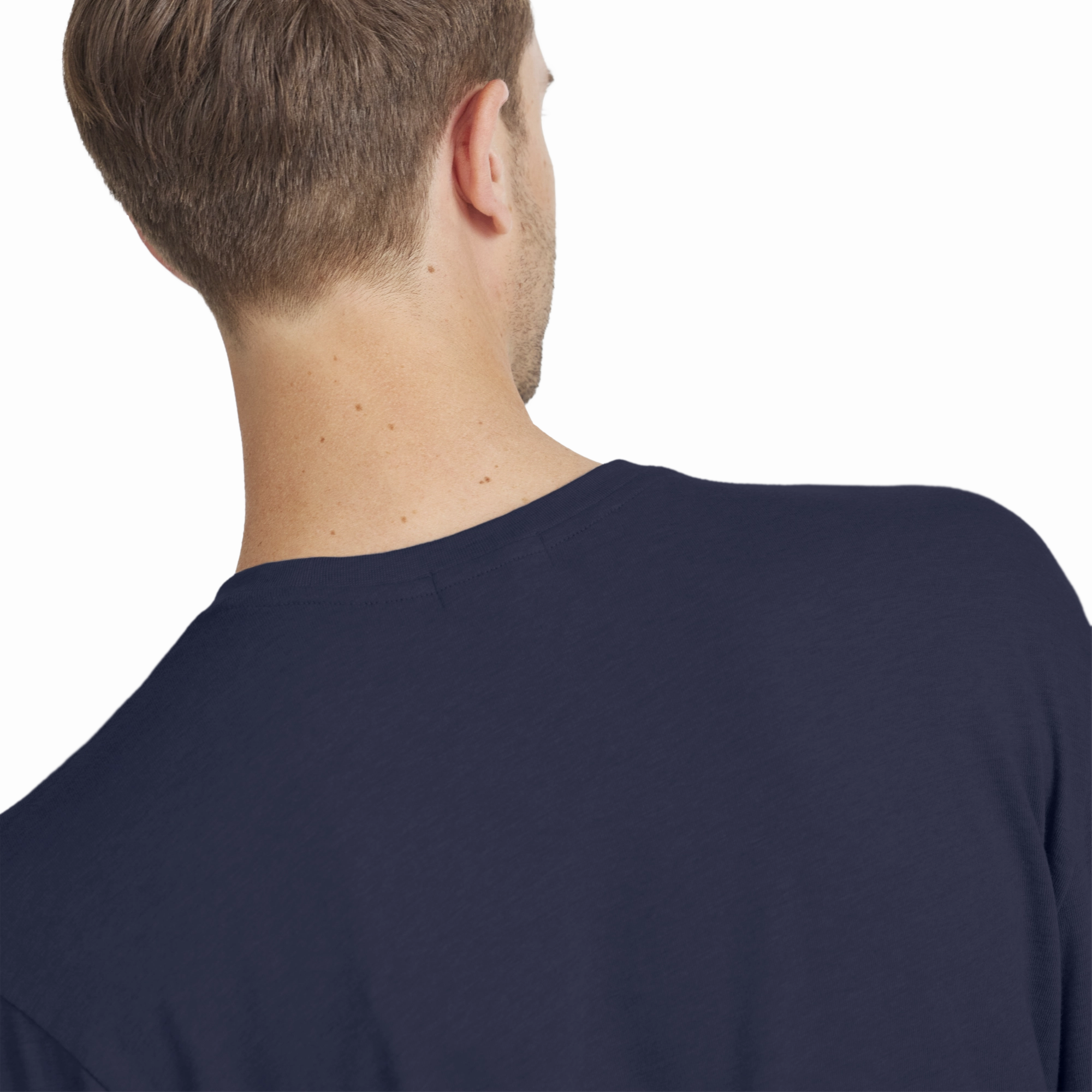 Men's Soft Merino Long Sleeve Tee - Deep Navy Fashion Layers MeshVentilation