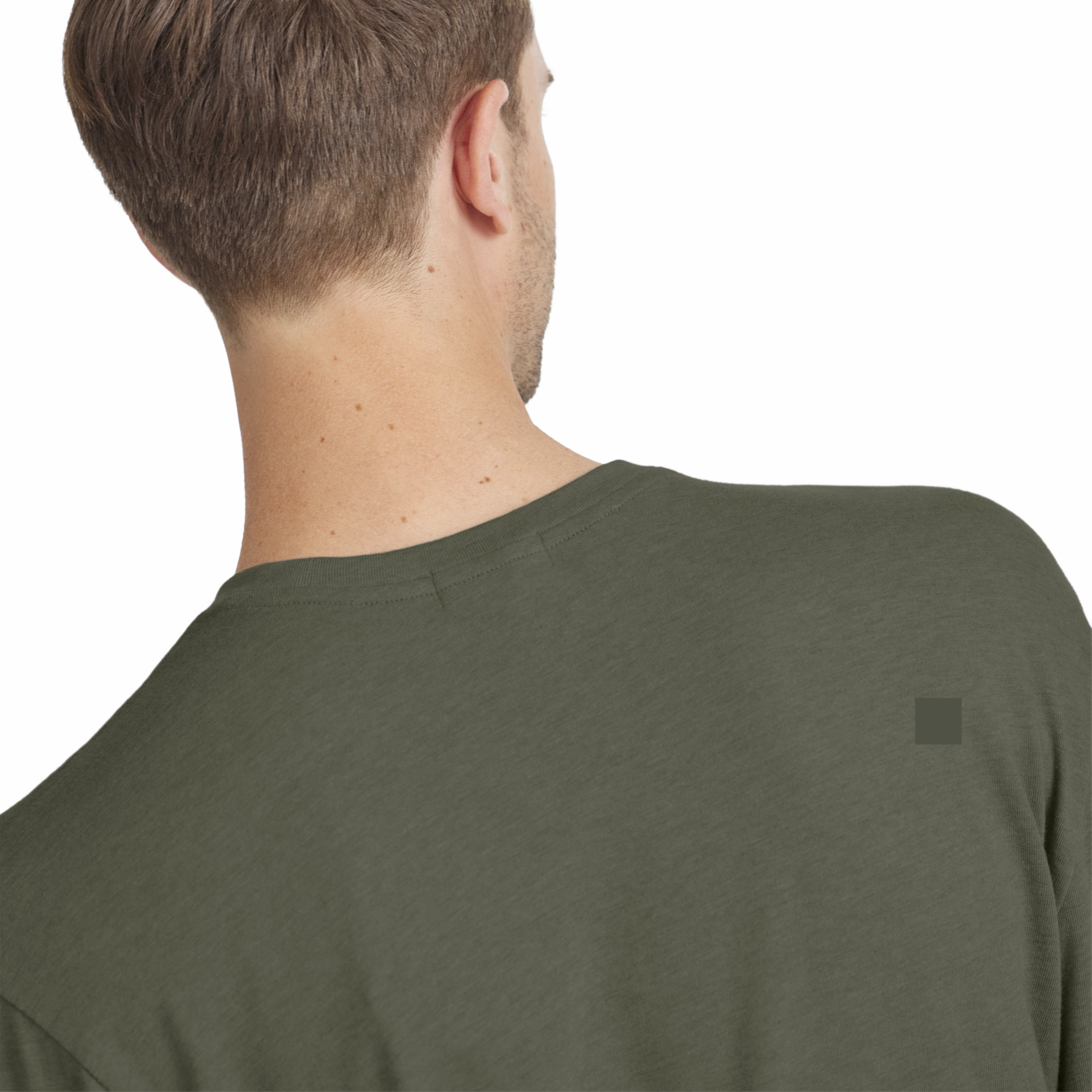 EcoFriendlyDye Daily Fit Men's Soft Merino Long Sleeve Tee - Thunder Green