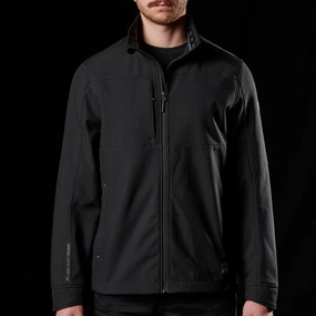 Men's Soft Shell Work Jacket WO-3 Cotton Glow QuickDry Construction