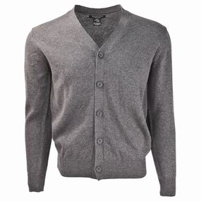AntiPilling Surface Men's Solid Button Cardigan 19457