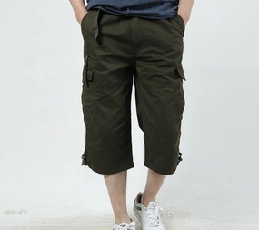 boot venue Anti-odor technology Men's Summer Leisure Cropped Cotton Pants