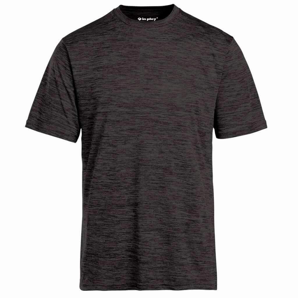 Men's Tonal Blend Performance T-Shirt Lightweight Build Smart Casual