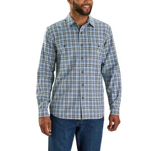 WindResistantWeave Men's Rugged Flex Lightweight Long-Sleeve Plaid Shirt 105949