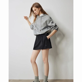 Eco Friendly Dye Mint Mambo Casual Hooded Drawstring Women's Pullover