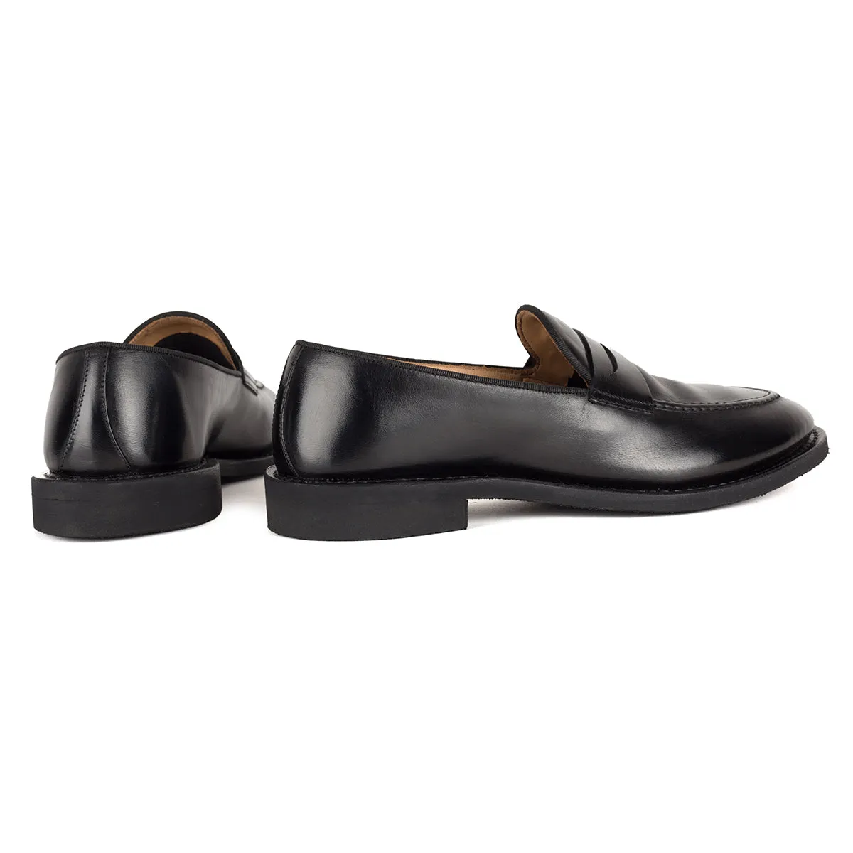 XAVIER 53022<br> Black loafers Outfit Essential athletic style