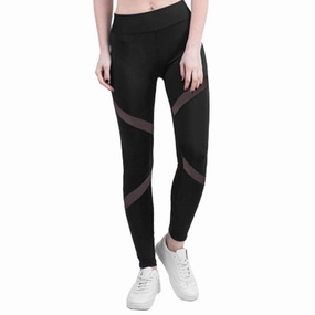 New Quick-drying Net Yarn Yoga Pants Black High Waist Elastic Running Fitness Slim Sport Pants Gym Leggings for Women Trousers Enhanced Airflow Mesh hook venue
