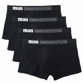 Skin Breathability West Louis? Men Cotton Soft Boxers Underwear 4Pcs