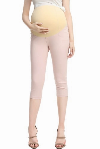 Momo Maternity Women's Capri Jeggings Stretch Fit Yoga Class