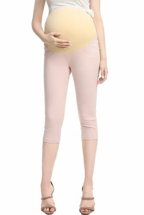 Momo Maternity Women's Capri Jeggings Stretch Fit Yoga Class