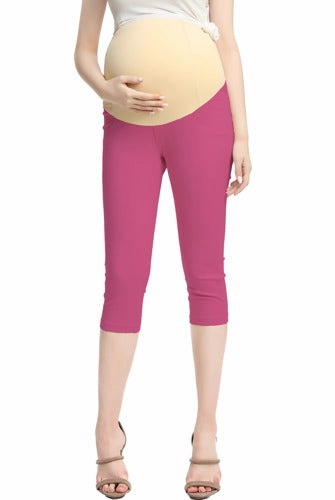 Casual Fit Wear Body-Hugging Fit Momo Maternity Women's Capri Jeggings