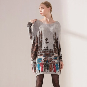 New European And American Style Loose Women's Pullover Cozy pieces Versatile Top