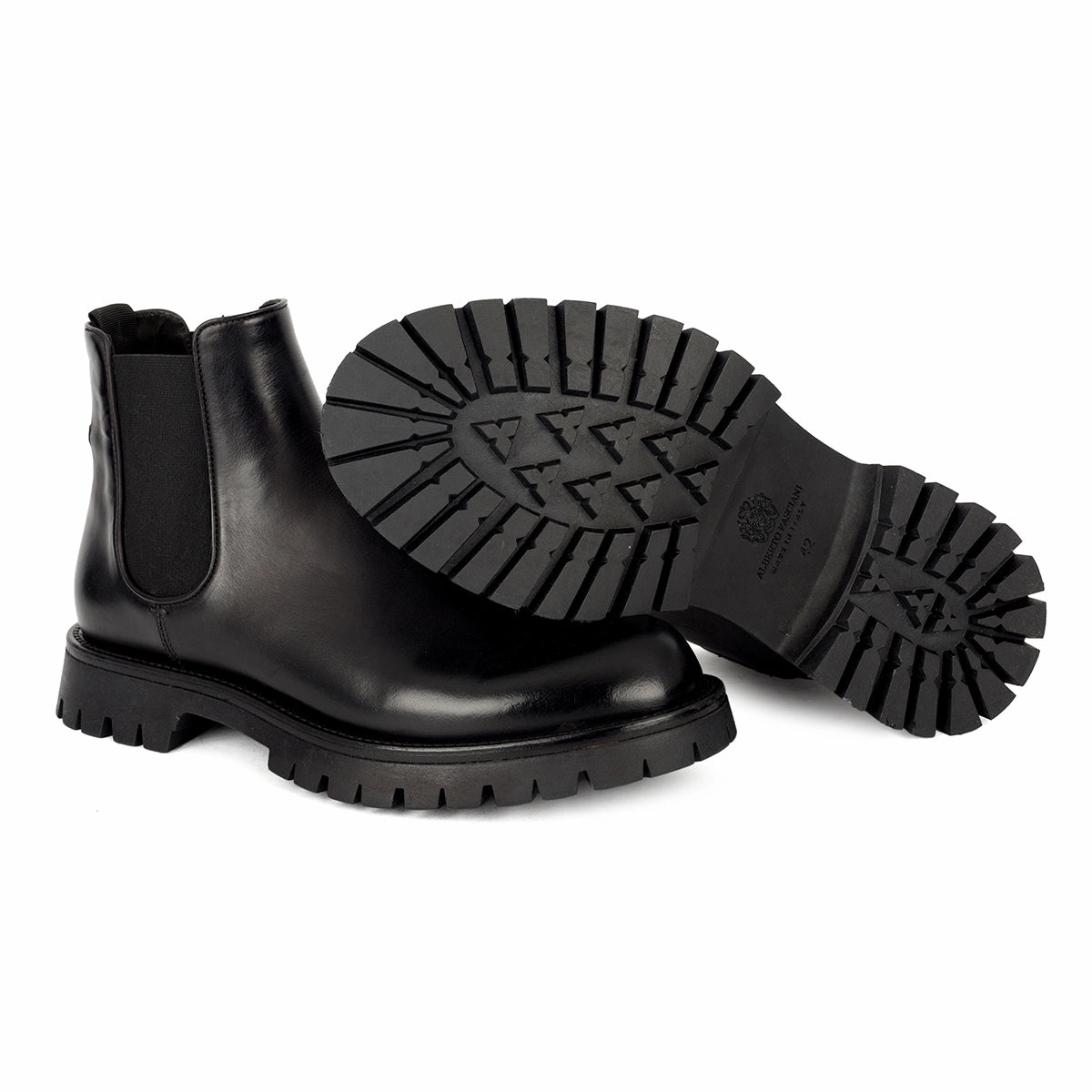 IVAN 91008<br> Black Chelsea Boots Tough Terrain