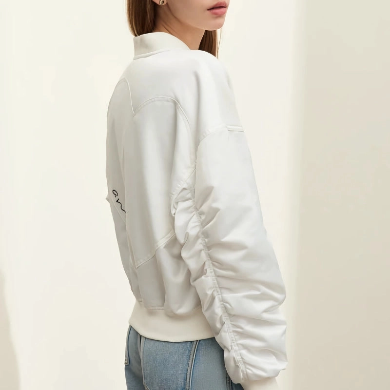 Trendy Crewneck Pullover Loose Long Sleeve Printed Top Friction Reducing Finish