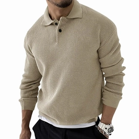 West Louis? Knitted Lapel Casual Business Men Sweater Comfort sleepwear
