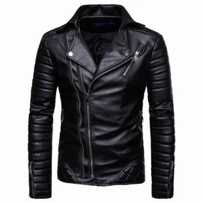 Morning Walk West Louis? Classic Motorcycle Leather Jacket
