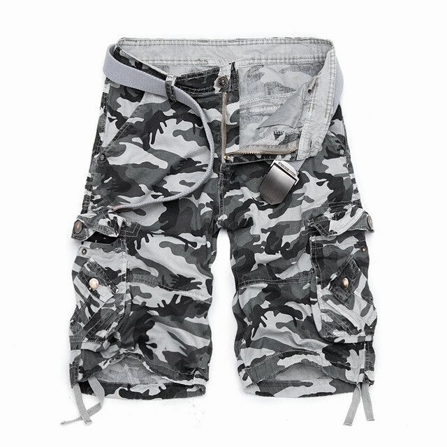 Play Mode High-Quality Fabric West Louis? Cotton Camouflage Cargo Shorts