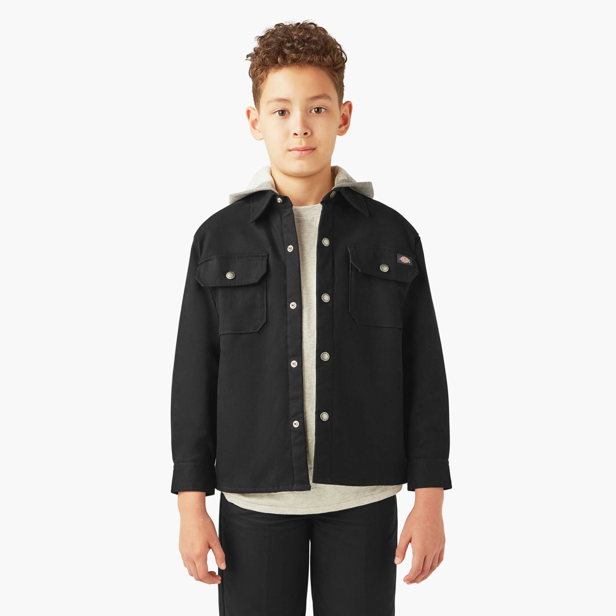 Boys' Duck Shirt Jacket A85WW Layering Piece KnotFree Tailoring
