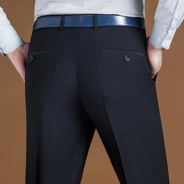 West Louis? Classic Regular Fit Office Formal Long Trousers EcoFriendly Textiles