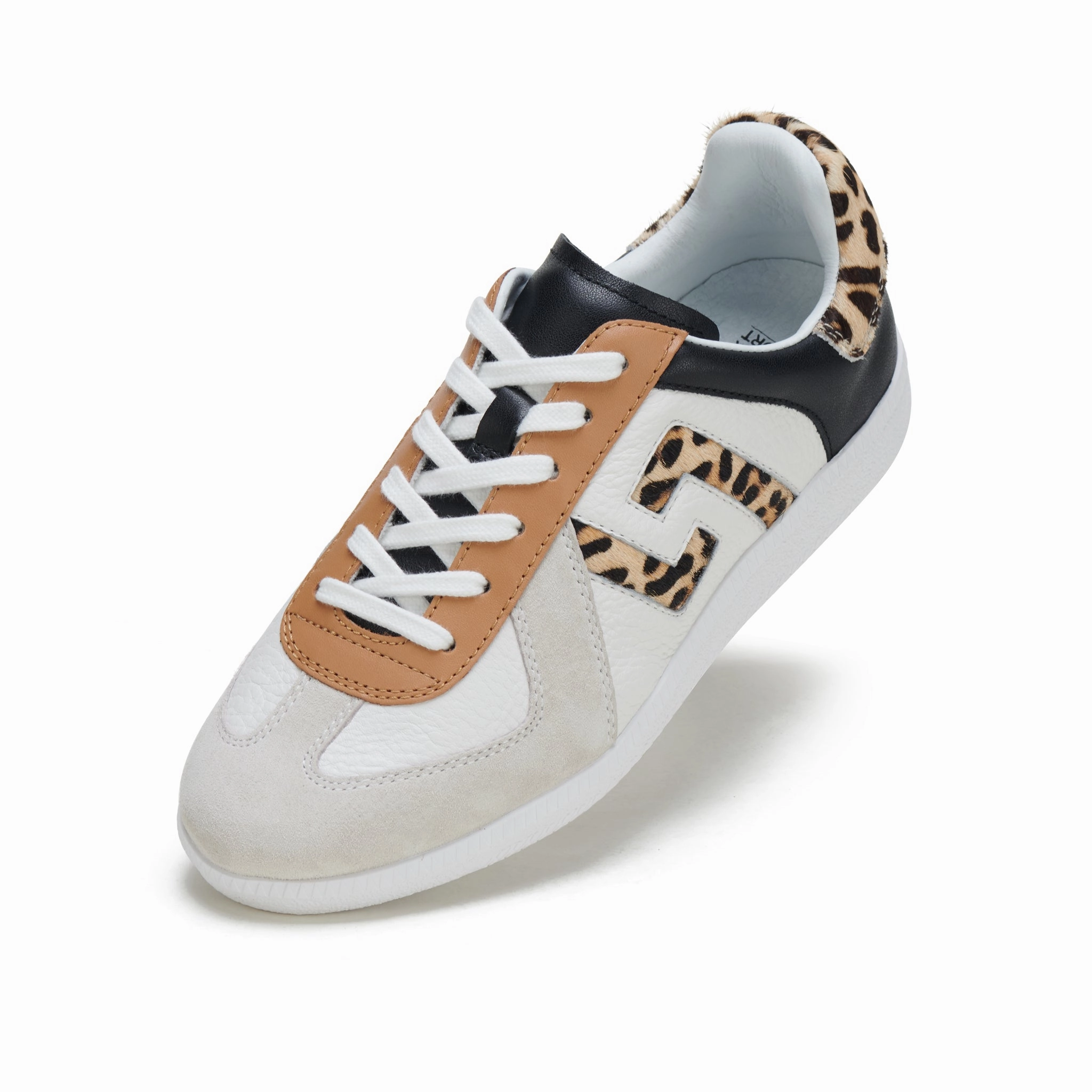 Pace White Leopard Clean Silhouette