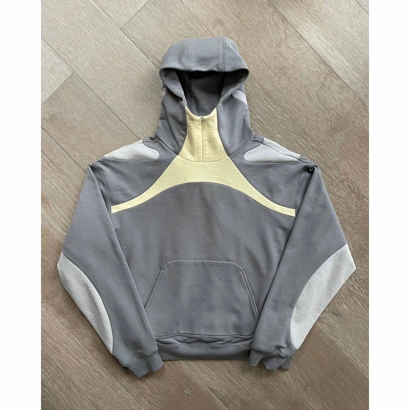 Patchwork Irregular Harajuku Pullover Oversized Long Sleeve performance test