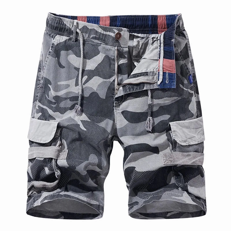 FoldableDesign West Louis? Summer Men Cotton Camouflage Shorts