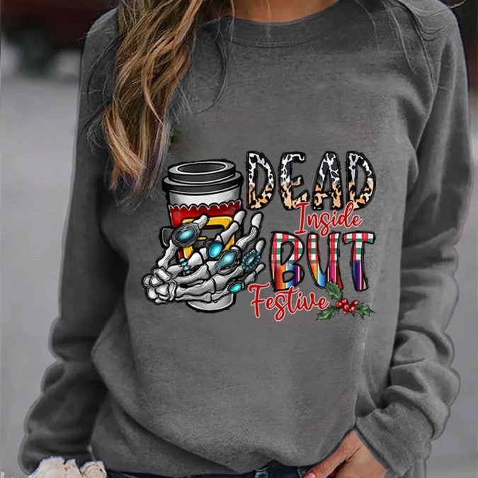 Pumpkin Printed Thin Sweater Women In Europe And America Chic Design